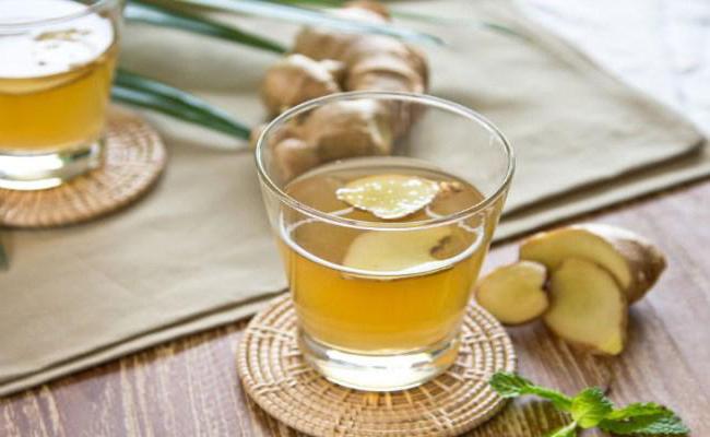 tea with ginger increases or lowers the pressure