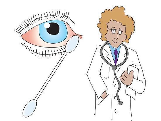 Treatment of conjunctivitis in children and adults