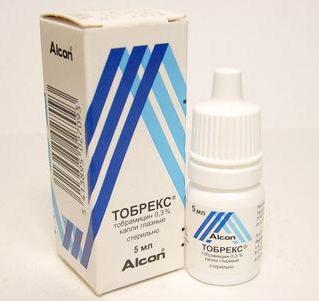 antibacterial eye drops list