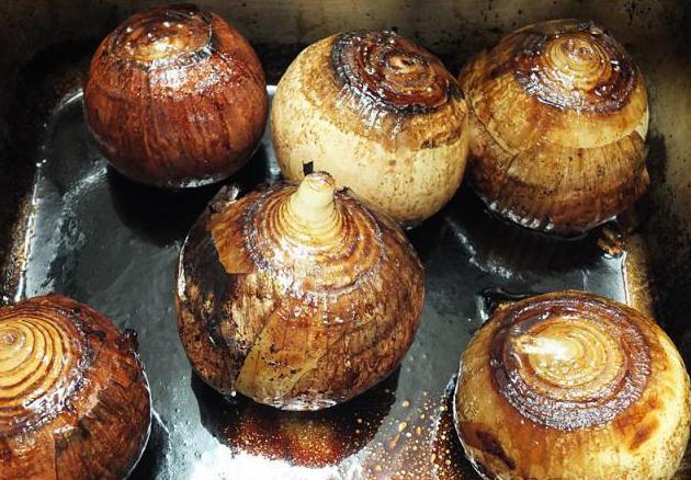 baked onions in diabetes mellitus as baked