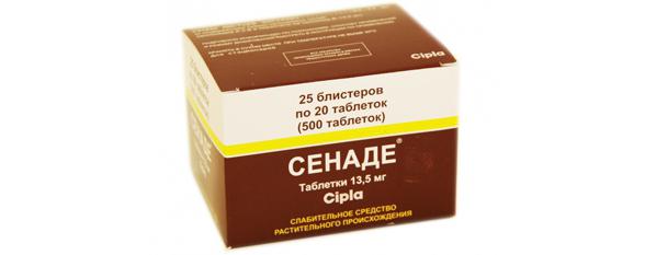 application of Senadé tablets