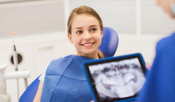 X-ray pictures of teeth 